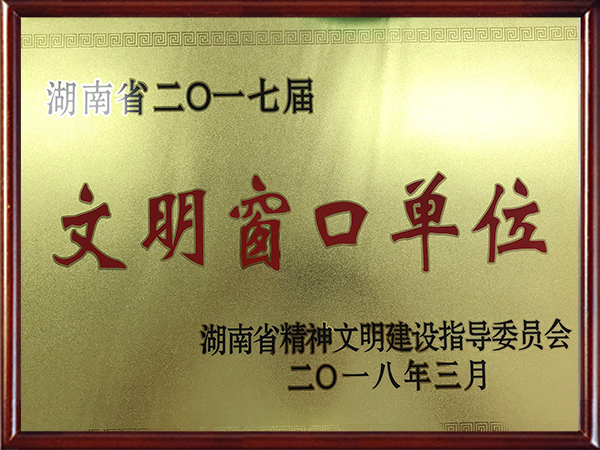 文明窗口单位